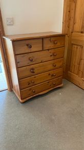Pine bedroom drawers