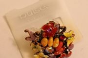 Pulse Resin Floral Ring