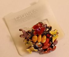 Pulse Resin Floral Ring