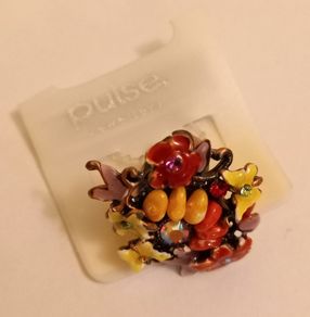 Pulse Resin Floral Ring