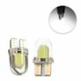 10x T10 194 168 W5W COB 4 SMD LED Silica Bright White License Light Bulb Image 2