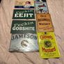 8 metal vintage style advertising book signs. includes Kellog's, Guinness , Colman's.Jameson,Bushmills Image 8