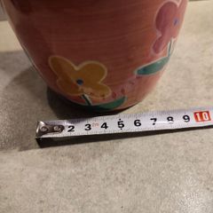 Small Pottery Flower Pot Holder.