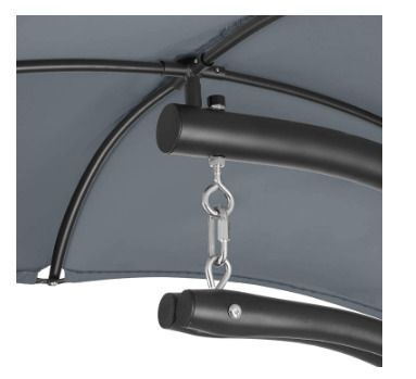 Indoor & Outdoor Hanging Lounger with Frame, Floating Lounger with Paraso