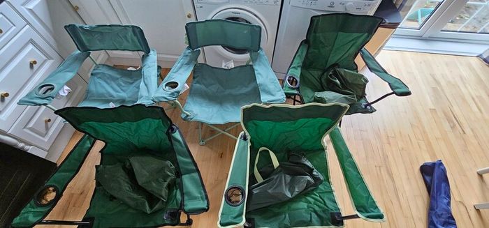 Five Camping Chairs