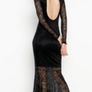Vila black maxi fishtail dress Image 4
