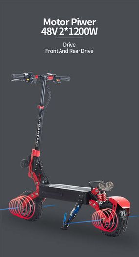 OBARTER X3 1200W x 2 Dual Motor Off-road Electric Scooter