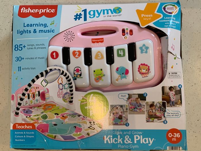 Fisher price piano play gym