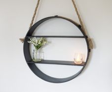 Shelf  Industrial Shelf on rope  D3919