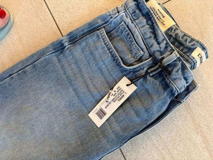 Luxury designer LAgence ladies blue denim wide leg jeans BRAND NEW