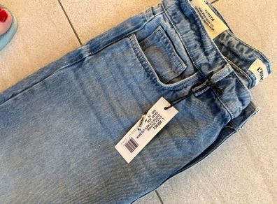 Luxury designer LAgence ladies blue denim wide leg jeans BRAND NEW