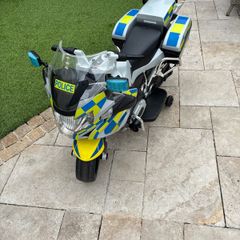 Kids 12v Official BMW R1200 Sit-on Police Motorbike