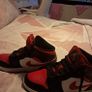Jordans high top trainers unisex size 5 Image 5