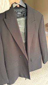 Basic Women blazer black jacket oversize