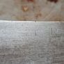 antique XL butcher meat cleaver  stamped FR Image 10