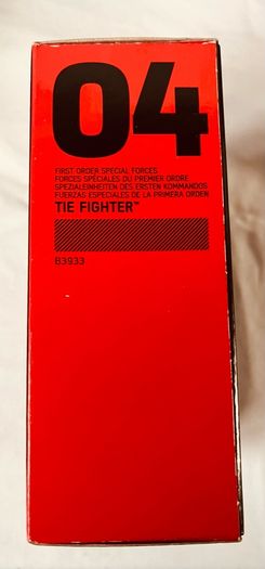 Star Wars The Black Series Titanium Series First Order Special Forces TIE Fighter.