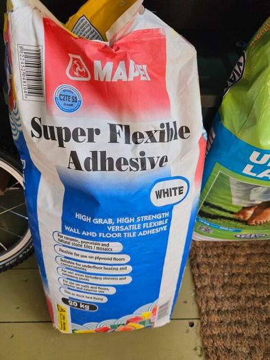 Mapei Super Flexible White Tile Adhesive