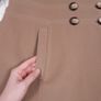Precis Brown Tan Camel Faux Fur Collar Wool Cashmere Coat 14UK/42EU Image 6