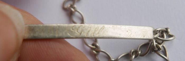 Vintage Sterling Silver hallmarked 925 Bracelet length 7" - 3,6g