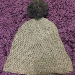 Silver winter hat