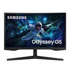Samsung Odyssey G5 Ls32cg552euxxu Quad Hd 32" Curved Va Lcd Gaming Monitor - Black