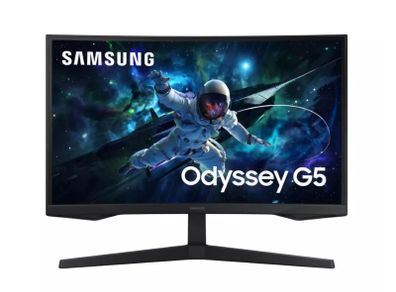 Samsung Odyssey G5 Ls32cg552euxxu Quad Hd 32" Curved Va Lcd Gaming Monitor - Black