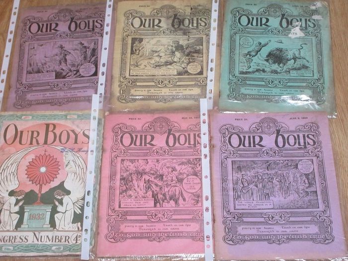 Collection of 32 issues of Our Boys magazines 1932 - 1934  The Christian Brothers of Ireland