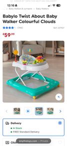 (Brand new still in box) baby walker