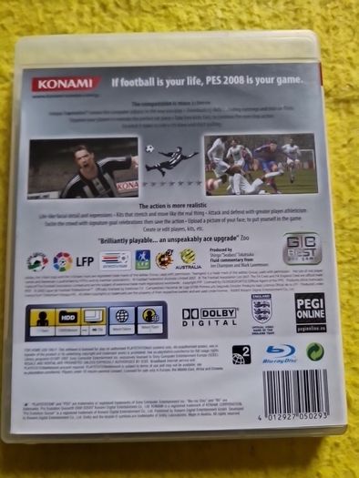 PES 2008  PlayStation3 Ps3 Games Original