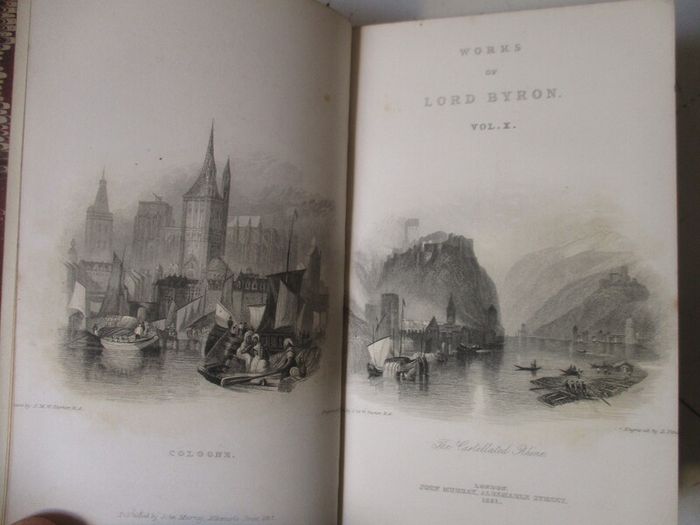 1854 The Poetical Works Of Lord Byron, Some Engravings After Turner