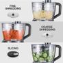 1100W Multifunctional Food Processor - Mixer, Crusher, Grinder, Citrus Juicer, Kneading Dough Blades with 3.2 L Bowl, 1.5 L Mixing Cup Black (FREE POSTAGE) Image 2