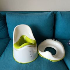 Potty and toilet seat