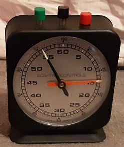 clock for the dark room/ photographer