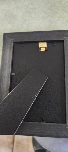 Faux blue marble rectangular resin frame with glass Victorian style for photo picture tabletop wall hanging antique style marbled gold gilt 5 x 4 inches to 31/4 x 21/4 inches.