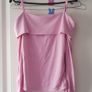 Pink off shoulder top fits 6/8/10 Image 2