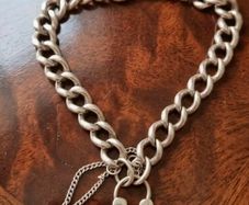 Antique Rose Gold Charm Bracelet