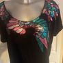 H&M Black sequin top size M UK16 EU44 Postage included Image 3