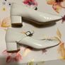 White occasion communion shoes Image 2