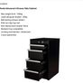 Tool chest  steel 4 drawer with keys as new condition Image 2