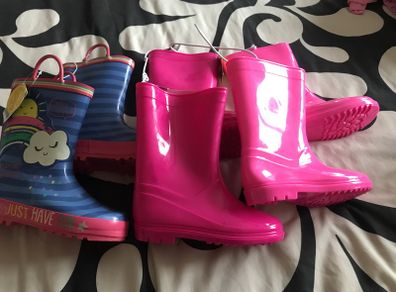 Girls wellies bundle bnwt size 11