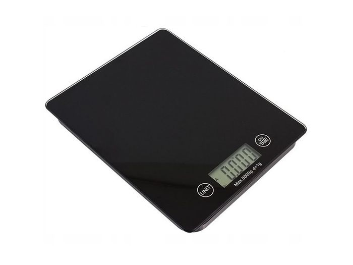 New Digital LCD Flat Electronic Kitchen Weighing Balance Scale 5kg / 1g #1127