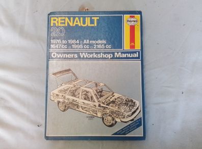 Renault 20 Workshop Manual.