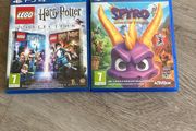 spyro &amp; Lego Harry potter ps4 game bundle