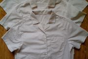 White School Shirts.  Age 7-8