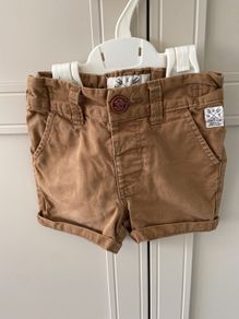Next tan Shorts 9-12