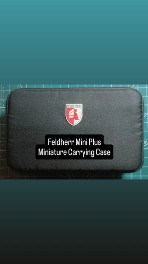 Feldherr Warhammer Wargaming Mini Plus Miniature Carrying Case with Precut Foam