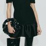 F & M ladies knee length fitted dress, with flared skirt, Size M Image 5