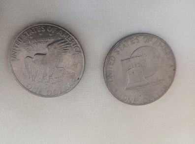 One dollar coins