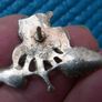 Vintage Rose Pin Badge Silver color MASJ '97 Image 8