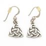 Vintage 925 Sterling Silver Celtic Knot Earrings Image 3